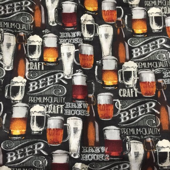 beer ale IPA home craft brew pint quilted cotton flannel Pot holders handmade - Picture 3 of 5